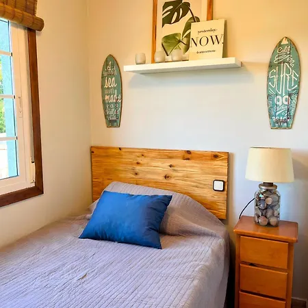 Casa Con Jardin A Un Minuto De La Playa, Casa Nolo * Hio